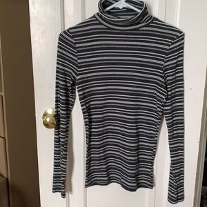 Hollister Striped Turtleneck